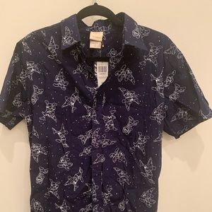 Sorcerer Mickey button down